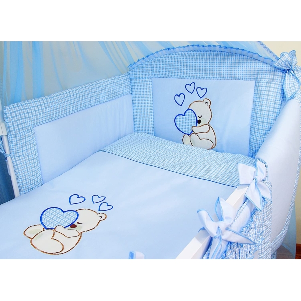 Blau Bettumrandung für Baby