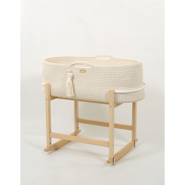 Boho Moseskorb mit Schaukelfunktion