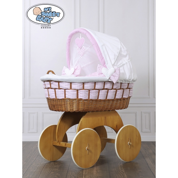 Bollerwagen Baby mit Haube Isabella 50102-908*