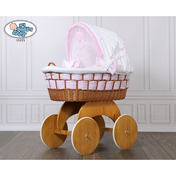 Bollerwagen Baby mit Haube Isabella 50102-908*