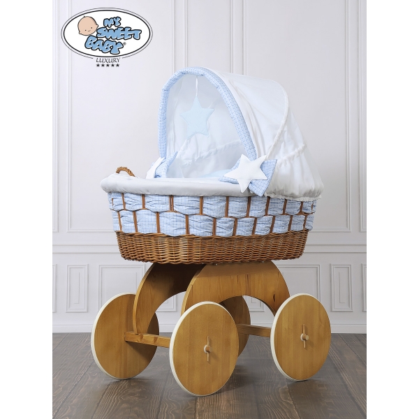Bollerwagen Baby mit Haube Isabella nr 50102-909*