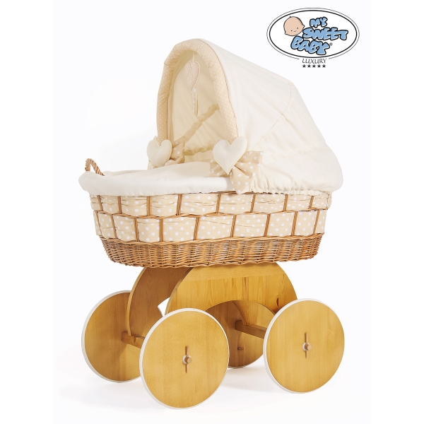 Bollerwagen Baby mit Haube Isabella nr 50102-910*