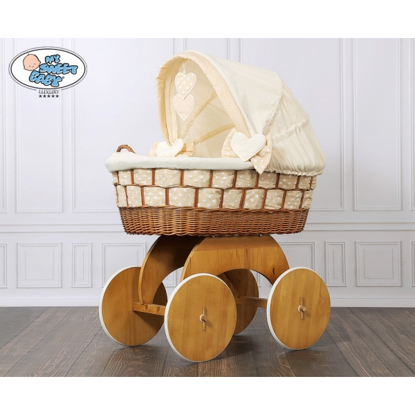 Bollerwagen Baby mit Haube Isabella nr 50102-910*