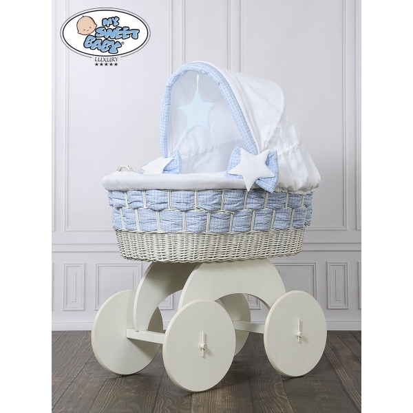 Komplett Exclusive Stubenwagen Baby XXL Isabella nr 70102-909* Inclusive Bettset