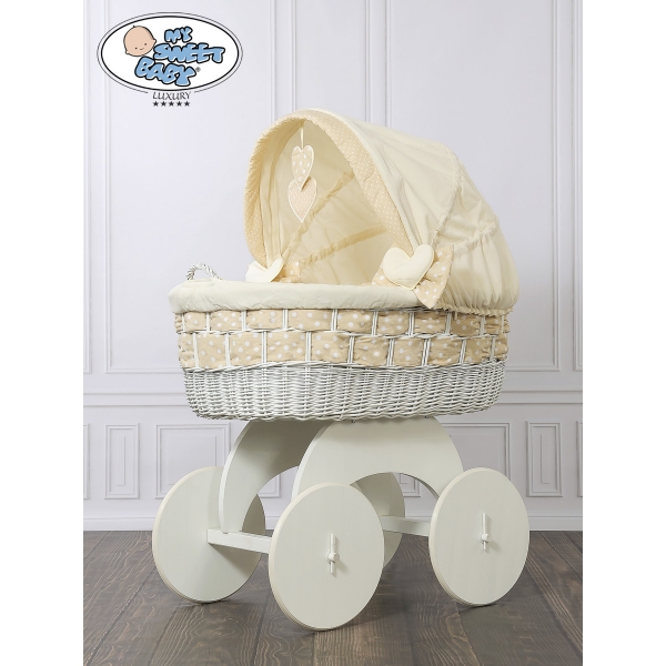 Bollerwagen Baby mit Haube Isabella nr 70102-910*
