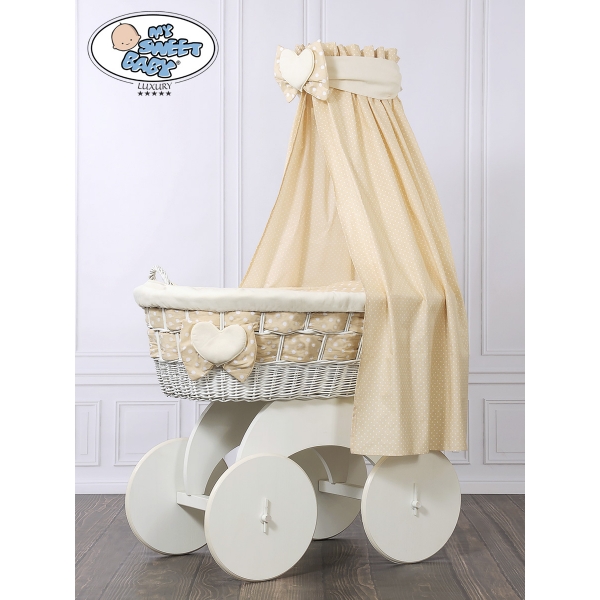 Bollerwagen für Baby mit Himmel Isabella nr 70202-910*