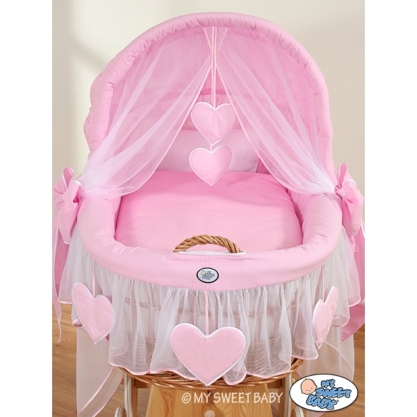 Bollerwagen mit Haube - Amelie rosa