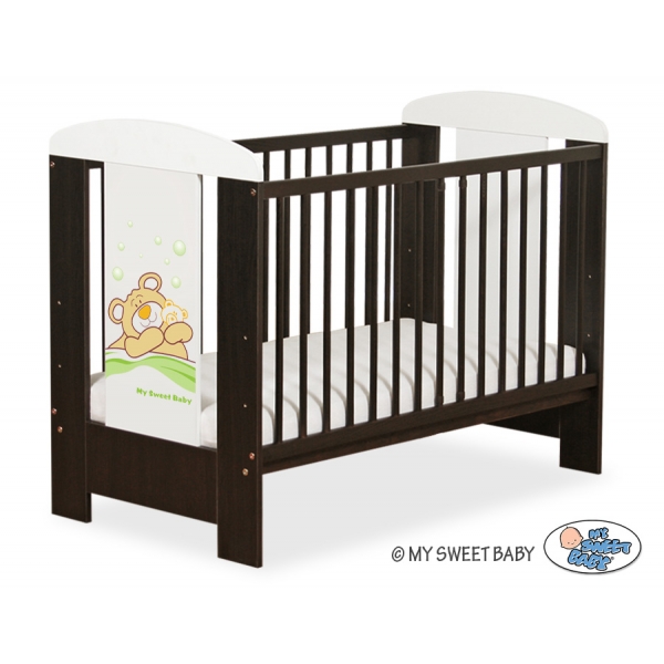 Braun Babybett 120x60cm Teddy Bär Barnaba nr 5005-04-802