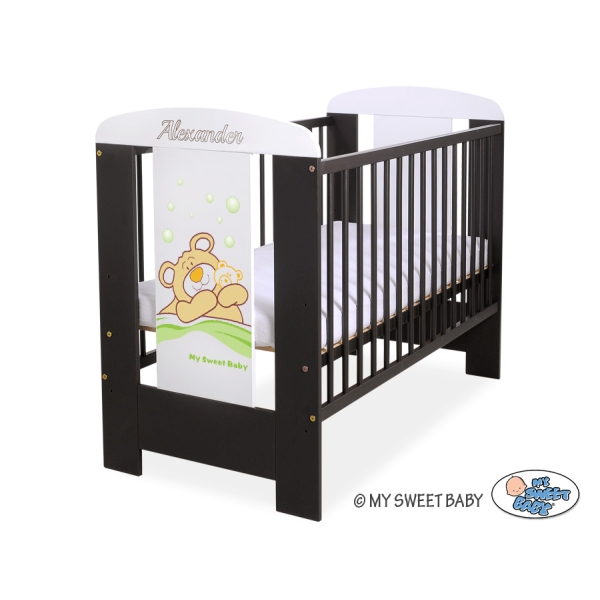 Braun Babybett 120x60cm Teddy Bär Barnaba nr 5005-04-802