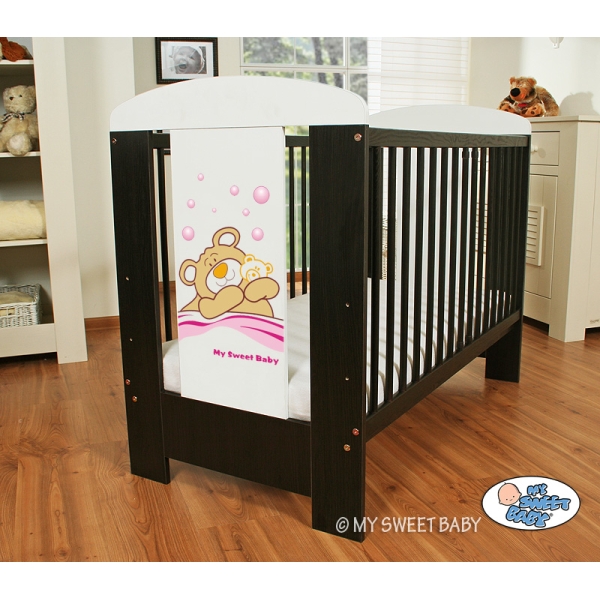 Braun Gitterbett 120x60cm Teddy Bär Barnaba nr 5005-04-800