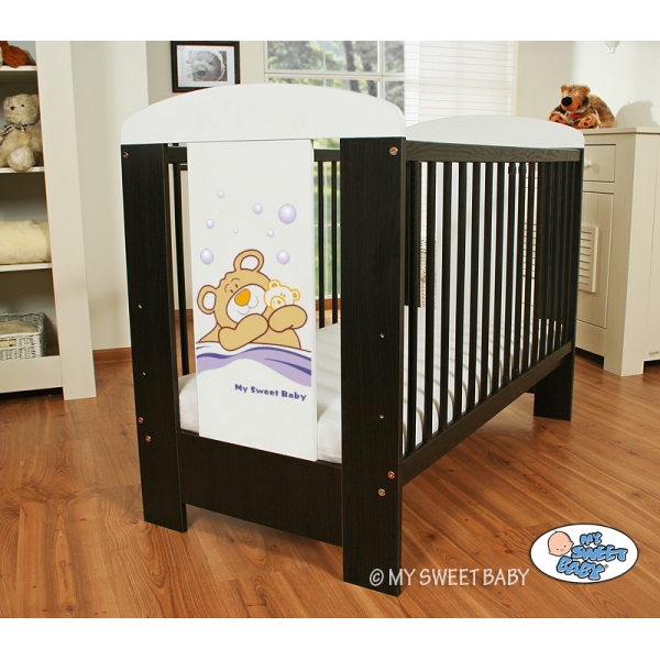 Braun Gitterbett 120x60cm Teddy Bär Barnaba nr 5005-04-801