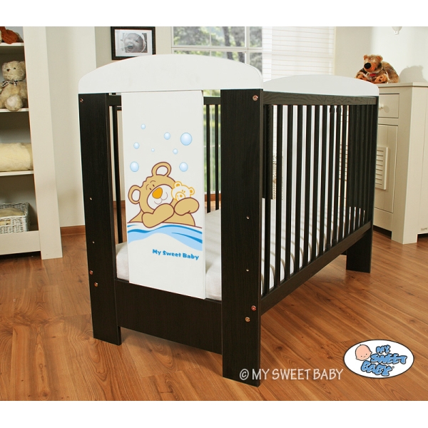 Braun Gitterbett 120x60cm Teddy Bär Barnaba nr 5005-04-803