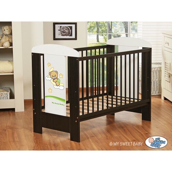 Braun Kinderbett 120x60cm Gute Nacht