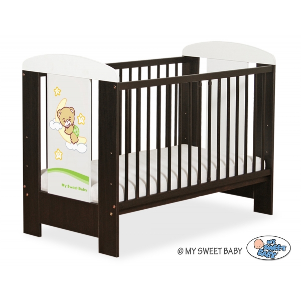 Braun Kinderbett 120x60cm Gute Nacht