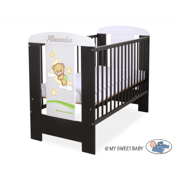 Braun Kinderbett 120x60cm Gute Nacht