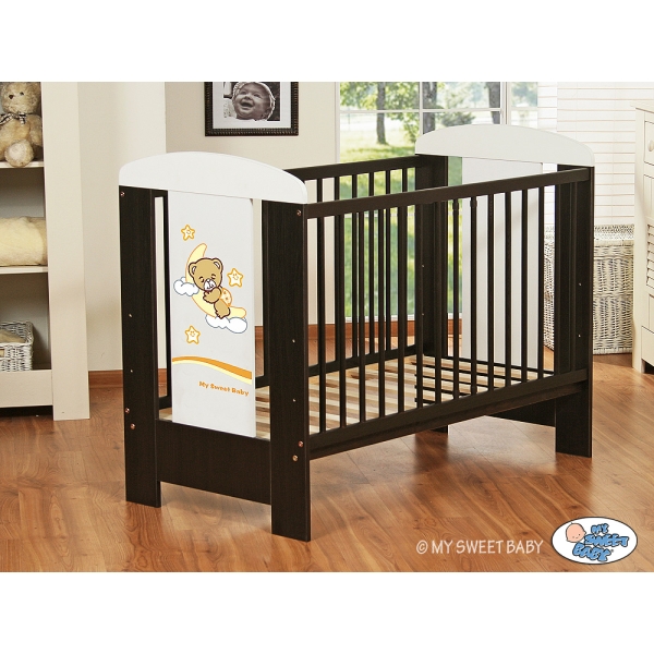 Braun Kinderbett 120x60cm Gute Nacht
