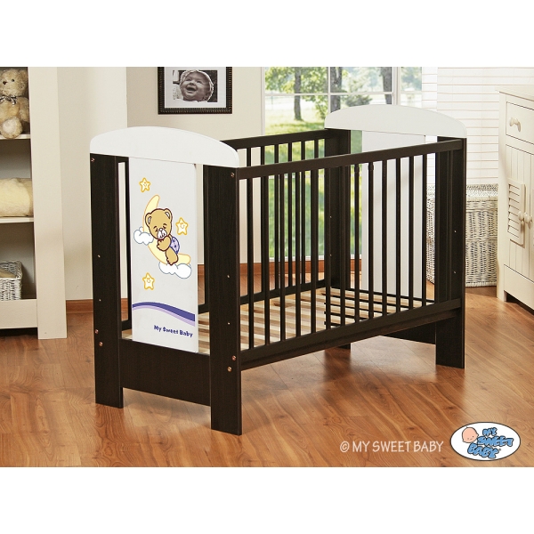 Braun Kinderbett 120x60cm Gute Nacht