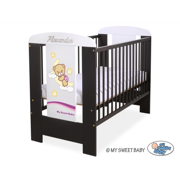 Braun Kinderbett 120x60cm Gute Nacht