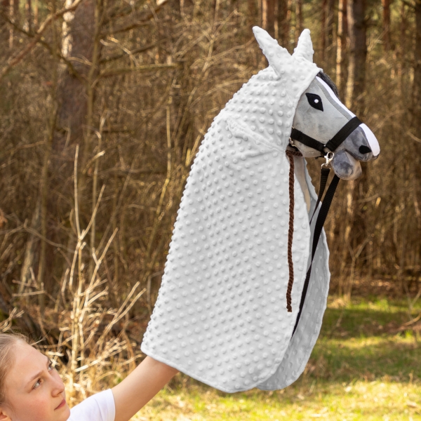 Cape für Steckenpferd Hobby Horse Grau