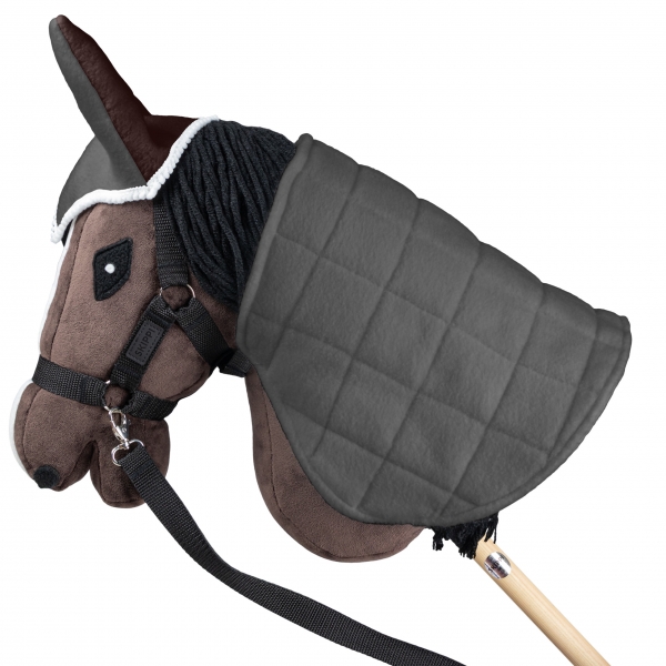 Decke gesteppt für Hobby Horse Grau