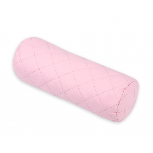 Dekoratives Rollkissen gesteppt - rosa