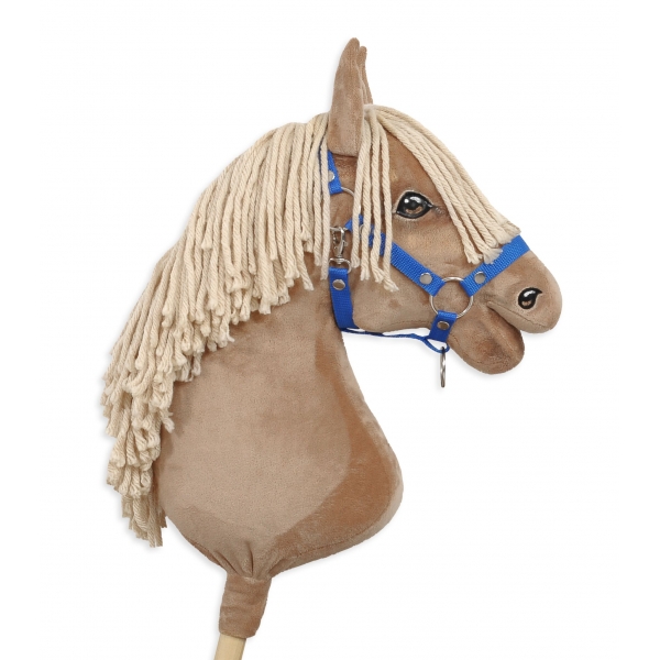 Verstellbare Halfter für Hobby Horse blau