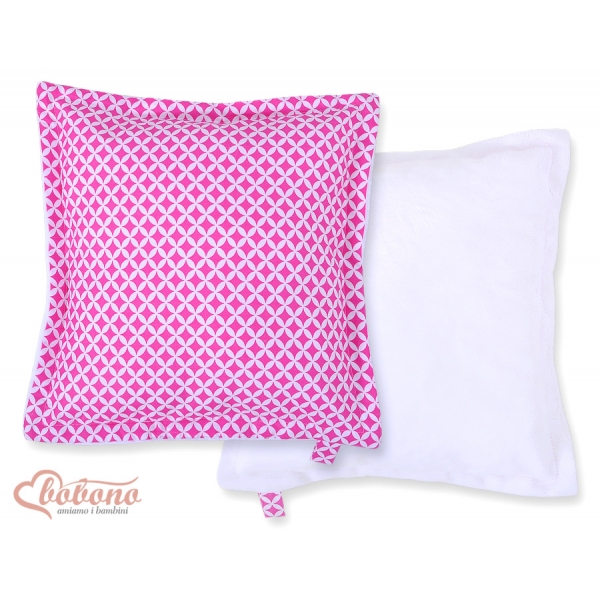 Doppelseitige Kissen - Blumenmuster-Rosa