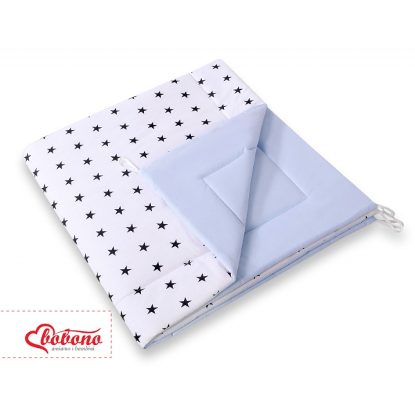 Bodenmatte für Babys Blau Sternen