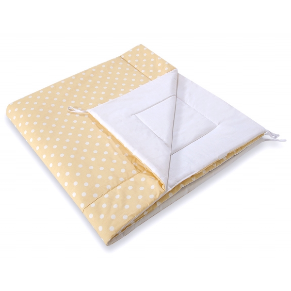 Doppelseitige Teepee Tipi Spielmatte - Beige-Punktemuster