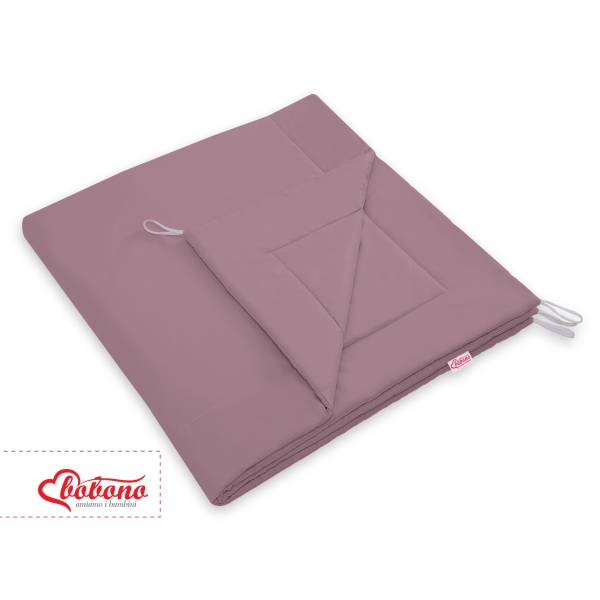 Doppelseitige Krabbeldecke Teepee Spielmatte- pastellviolett