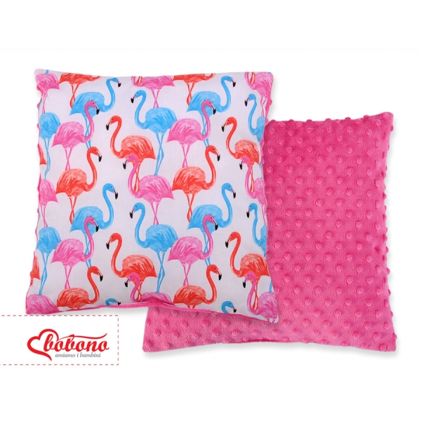 Doppelseitiges Kissen - Flamingo