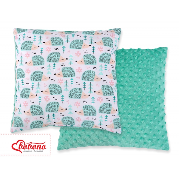 Doppelseitiges Kissen - Igel minze