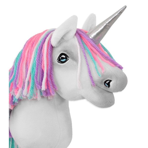 Weiß Einhorn Steckenpferd