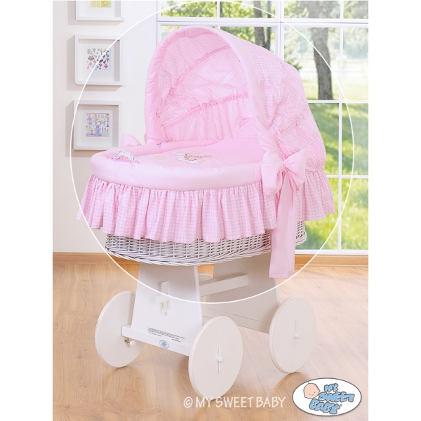 Ersatzbezug Pink 4 tlg. Bezug für Stubenwagen Rosa nr 58962-806 oder 78962-806