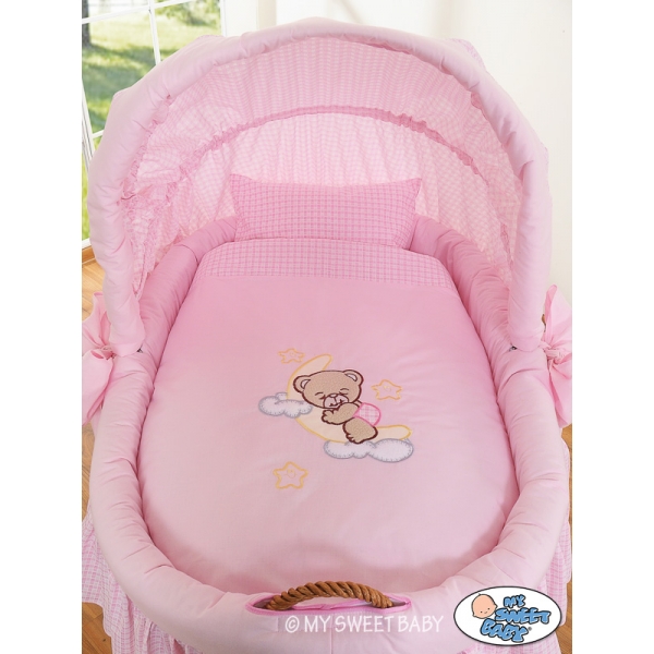 Ersatzbezug Pink 4 tlg. Bezug für Stubenwagen Rosa nr 58962-806 oder 78962-806