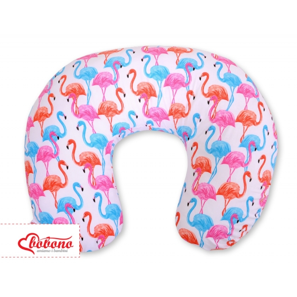Ersatzbezug für Stillkissen -  Flamingo