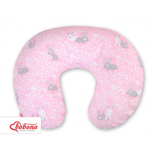 Ersatzbezug für Stillkissen -  rosa rabbits