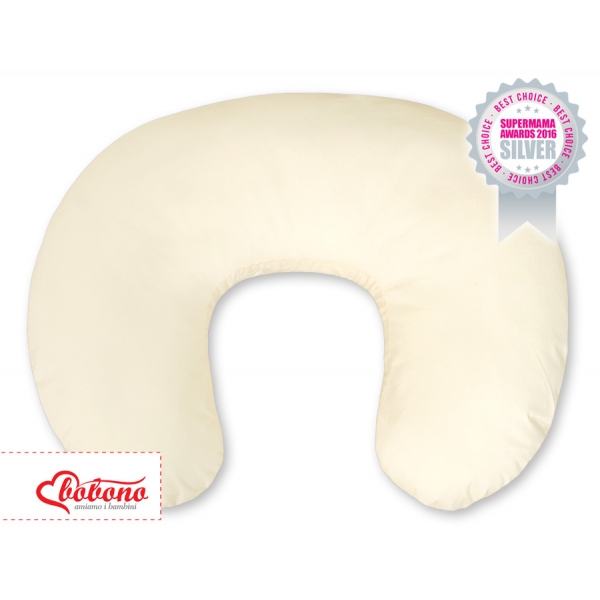 Ersatzbezug für Stillkissen - Hängende Herzen creme