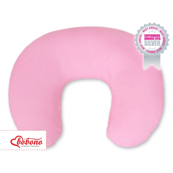 Ersatzbezug für Stillkissen - Hängende Herzen rosa