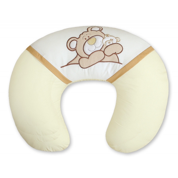 Ersatzbezug für Stillkissen - Teddy Bär Barnaba creme