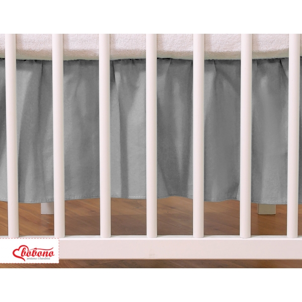Fest gefaltete Rüsche 120x60 - anthrazit