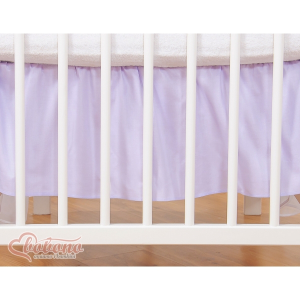 Fest gefaltete Rüsche 120x60cm - Little Prince/Princess lila