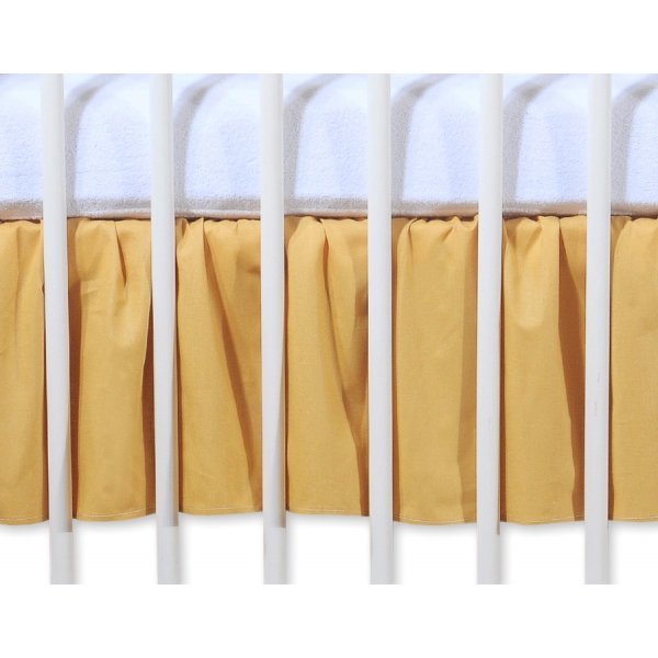 Fest gefaltete Rüsche Babybett 120x60cm - Teddy Bär Barnaba braun