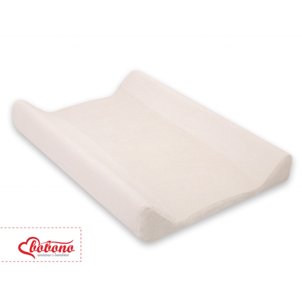 Frotte Bezug für Wickelauflage 70x50cm creme