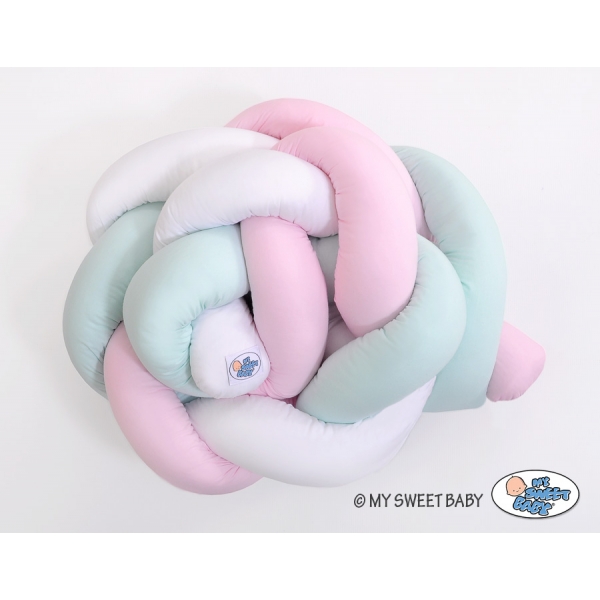 Bettumrandung für Babybett Zopf