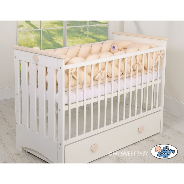Bettschlange Zopf Beige complet
