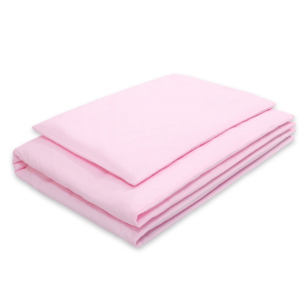 Gitterbettwäsche Set 2-tlg - Hängende Herzen rosa