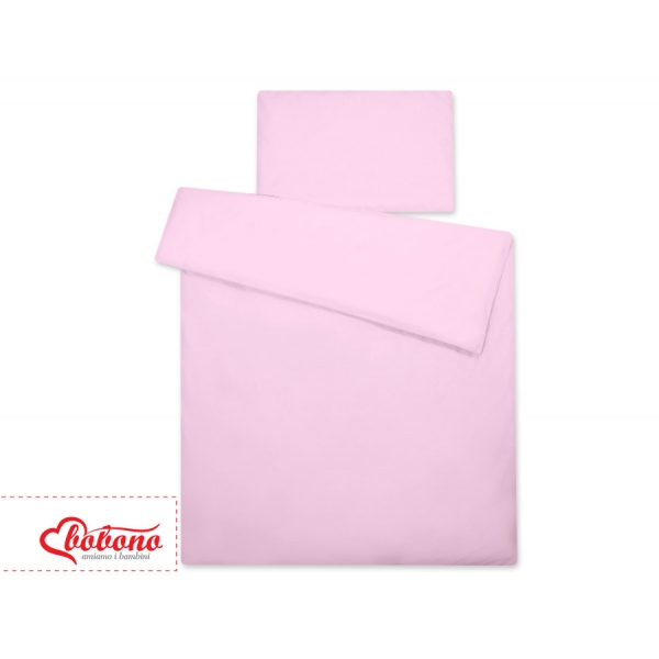 Gitterbettwäsche Set 2-tlg - Hängende Herzen rosa