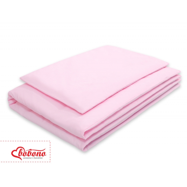 Gitterbettwäsche Set 2-tlg - Hängende Herzen rosa