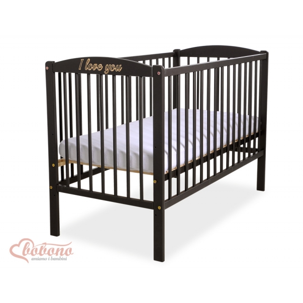 Graveur auf der Vorderseite des Kinderbettes nr 5003-04
